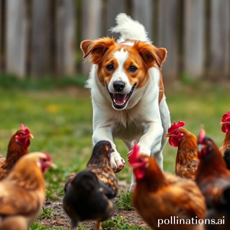 how to break a dog from killing chickens